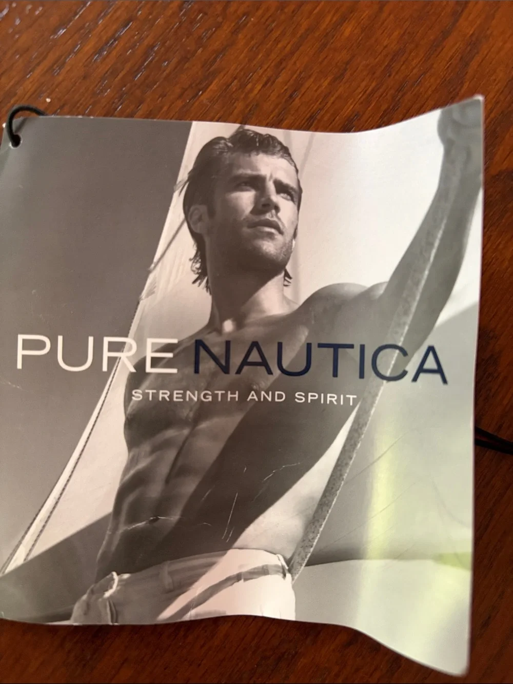 NWT Nautica Fragrances Duffle Bag Travel Gym Tote Gray Canvas Weekender